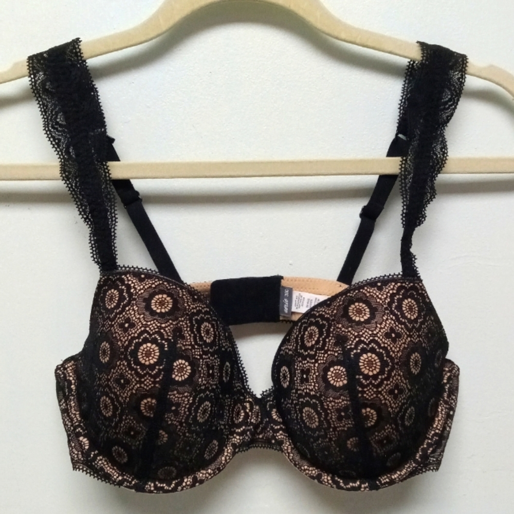 Aerie Real Happy Lace Demi Bra 36 C